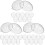 30Pcs Clear Plastic Fillable Ornament Balls for Xmas Tree Decoration 4