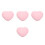 4Pièces Repose-Bras Rose Doux Pour Ongles 5