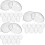 30Pcs Clear Plastic Fillable Ornament Balls for Xmas Tree Decoration 9