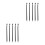 10Pièces Tuyau Extincteur Noir Fer PVC Robuste Usage 4
