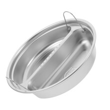 3Pcs Silver Stainless Steel Steamer Rack Metal Insert for Pot Home Use