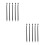 10Pièces Tuyau Extincteur Noir Fer PVC Robuste Usage 5