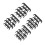 24Pcs Black Plastic Spark Plug Wire Separators Car Engine Organizers 5
