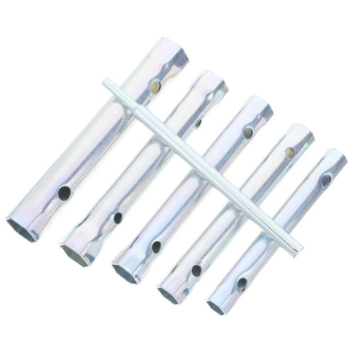 4Sets Multipurpose Steel Hexagon Socket Wrench Set Silver Repair Tool 1