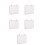 5Pièces Tableau Effaçable Murale Rose Avec Surface Magnétique Portable 8