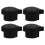 4Pcs Universal Pressure Cooker Valve Replacement Black Plastic Parts 1