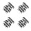 24Pcs Black Plastic Spark Plug Wire Separators Car Engine Organizers 9