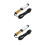 2Pcs Black Rechargeable Pocket Work Lights Waterproof with Magnet Base 6