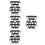 24Pcs Black Plastic Spark Plug Wire Separators Car Engine Organizers 8