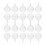 100Pcs Clear Candy Holder Cups Chocolate Wrapper for Party Decor 1