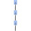 3Pcs Durable Sky-Blue ABS Grabber Tool Rod for Car Parking Payments 9