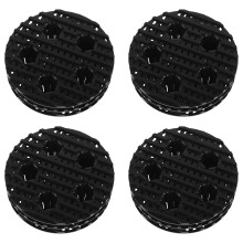 20Pièces Socles Plastique Pot Plantes Noir Aération Drainage Jardin