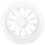 2Pcs Bladeless Ceiling Fan with Dimmable LED Light for Home Use White 1