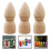 12Pièces Figurines En Bois Non Pour Enfants 10