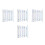 4Sets Multipurpose Steel Hexagon Socket Wrench Set Silver Repair Tool 4
