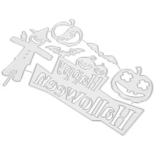 3Pièces Dies Métal Découpe Halloween Durable Argent Pour Loisirs