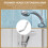 Silver Stainless Steel Bath Shower Extension Arm Adjustable 9