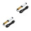 2Pcs Black Rechargeable Pocket Work Lights Waterproof with Magnet Base 3