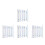 4Sets Multipurpose Steel Hexagon Socket Wrench Set Silver Repair Tool 7