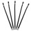 10Pièces Tuyau Extincteur Noir Fer PVC Robuste Usage 1
