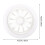2Pcs Bladeless Ceiling Fan with Dimmable LED Light for Home Use White 10
