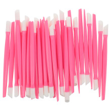 200Pièces Outils Rose : Pousse-Cuticules En PP Polyvalents