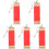 5Pcs Red Blank Painting Scrolls Durable Wood Frame Chinese Calligraphy 3