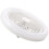 2Pcs Bladeless Ceiling Fan with Dimmable LED Light for Home Use White 3