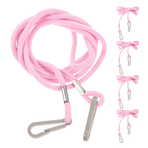 25Pièces Clips Mitaines Bébé Nylon Rose Avec Maintien Cou 2
