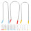 5Ensembles Clips Remplacement Boucleurs Acier 304 U-Forme Colorés 1