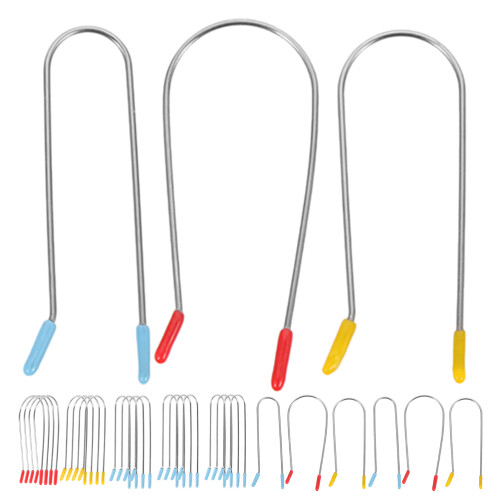 5Ensembles Clips Remplacement Boucleurs Acier 304 U-Forme Colorés