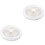 2Pcs Bladeless Ceiling Fan with Dimmable LED Light for Home Use White 5