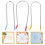 5Ensembles Clips Remplacement Boucleurs Acier 304 U-Forme Colorés 7
