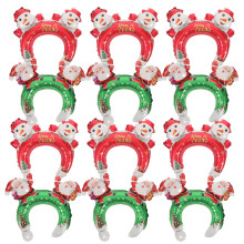 80Pcs Inflatable Christmas Balloon Headbands Kids Party Favors