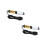 2Pcs Black Rechargeable Pocket Work Lights Waterproof with Magnet Base 8
