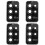 4Pcs Black Tempered Glass Camera Lens Protector for Photography Use 7