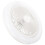 2Pcs Bladeless Ceiling Fan with Dimmable LED Light for Home Use White 2
