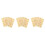 15Pièces Mini Modèles Biscuits Réalistes Beige En PVC Pour Décorations 3
