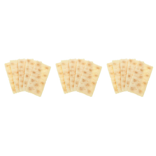 15Pièces Mini Modèles Biscuits Réalistes Beige En PVC Pour Décorations 2