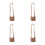 4Pcs Portable Brown Coffee Cup Sleeves Plush Handle Reusable Sleeve 8