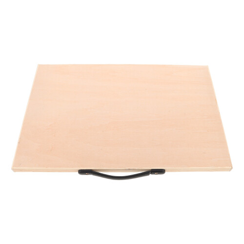 2Pcs Solid Wood Artist Drawing Boards Portable with Smooth Surface 1