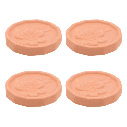 16Pièces Pierre Chauffe-Pain Rond En Cuite Pour 1