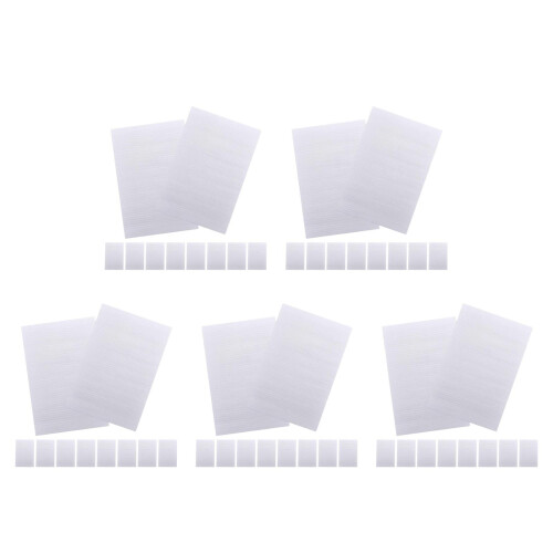 50Pièces Bandes Mousses Blanches Adhésives Pour Projet DIY 2