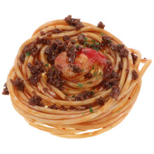 2Pièces Faux Spaghettis Réalistes Résistants Décorations Multicolores