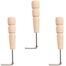 12Pcs Professional Guitar Adjustment Wrench Khaki Wooden Handle