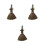 3Pièces Balais Sorcière Orange - Nettoyage Table Portable 4