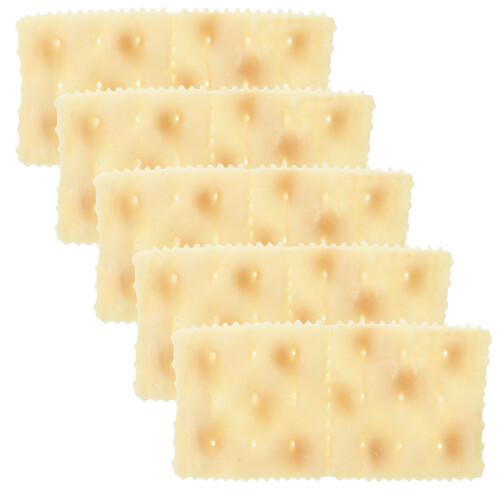 15Pièces Mini Modèles Biscuits Réalistes Beige En PVC Pour Décorations