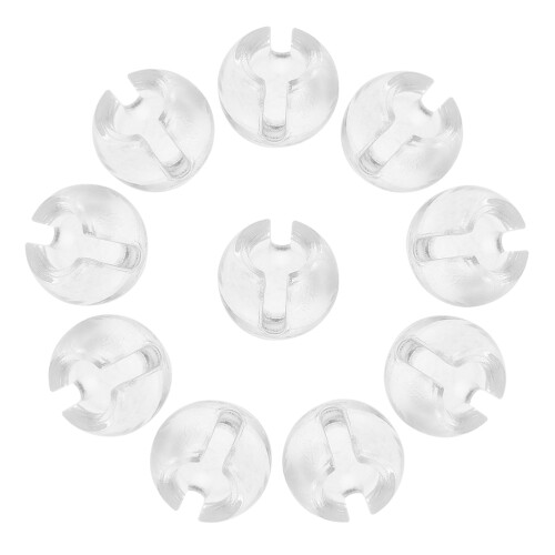 100Pièces Stopper Perles Transparent Pom Pour Stores 2