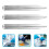 15Pièces Spatules Courbées Inox, Usage Mixage Transfert En Labo 10