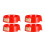 4Pièces Socle Extincteur Rouge Luminescent Compact Maison 5